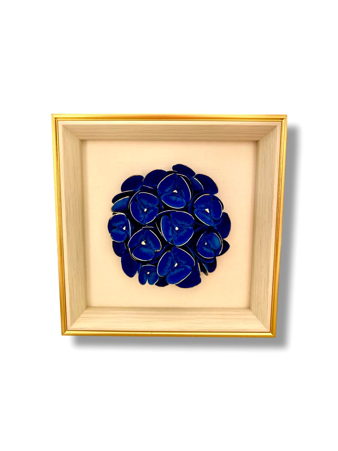 Navy Blue Hydrangea Art