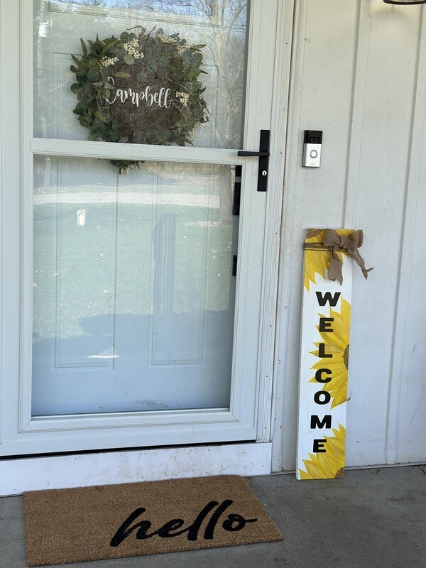 welcome - sunflowers