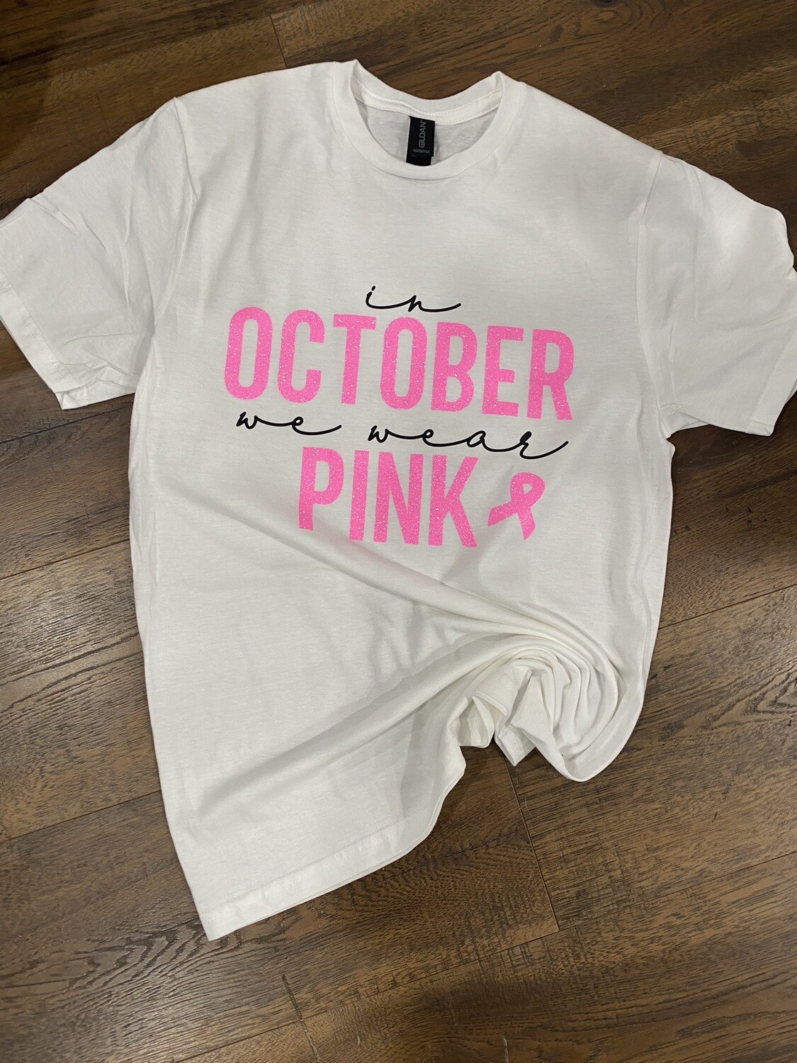 in October we wear pink