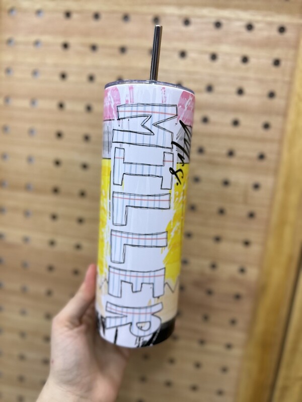 teacher appreciation tumbler