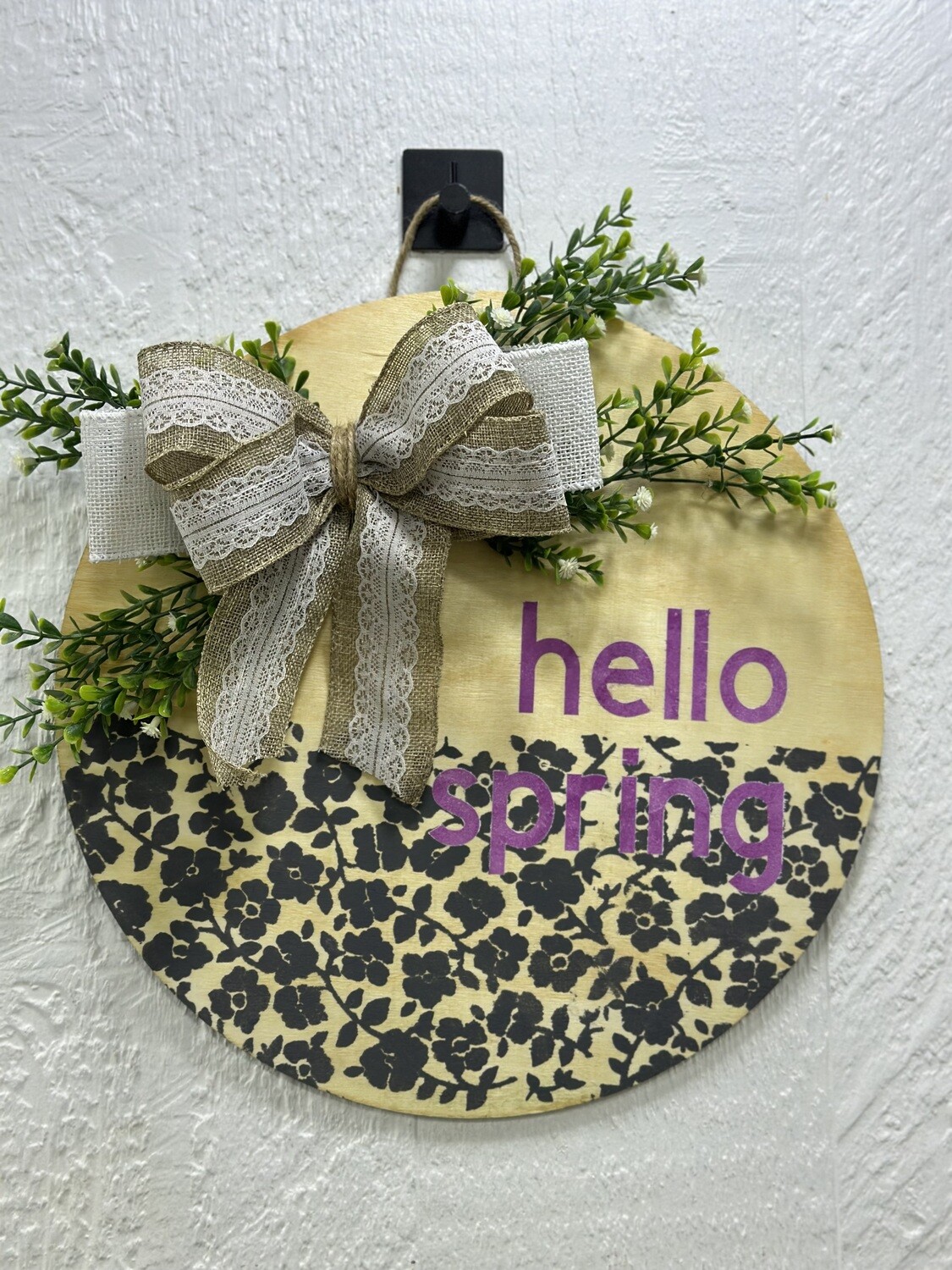 Hello Spring Door Hanger