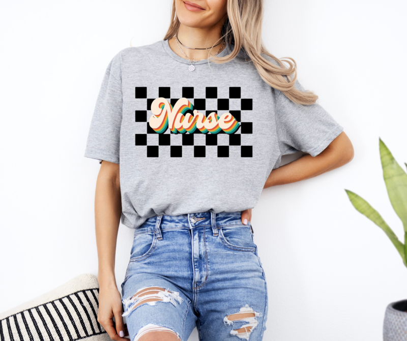 Retro Nurse T-shirt