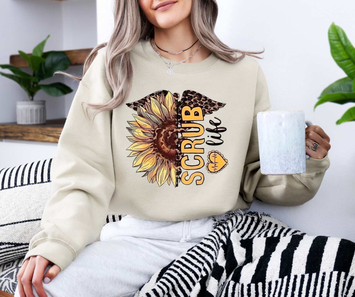 Sunflower Scrub Life Crew