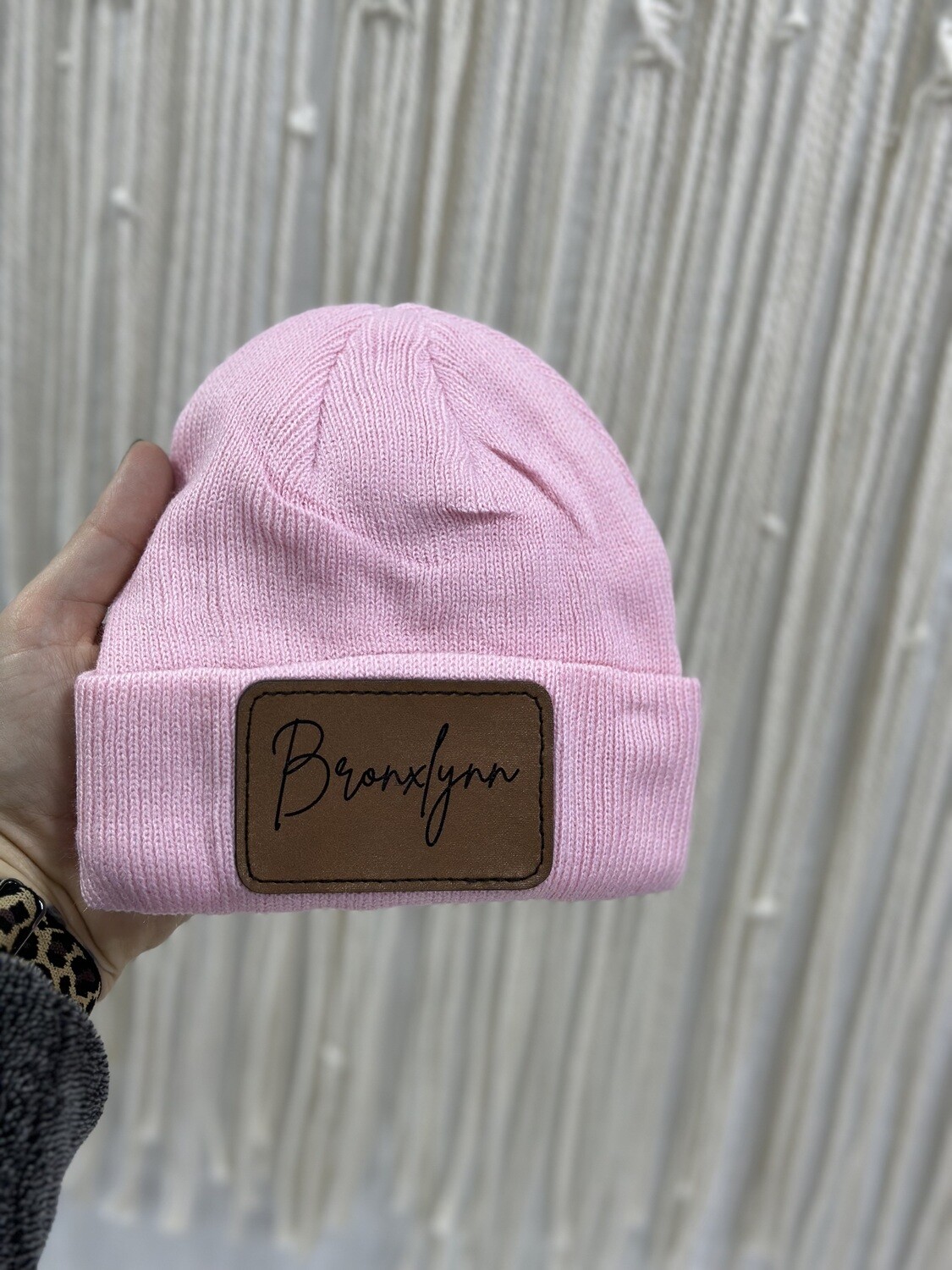 Name Patch Beanie