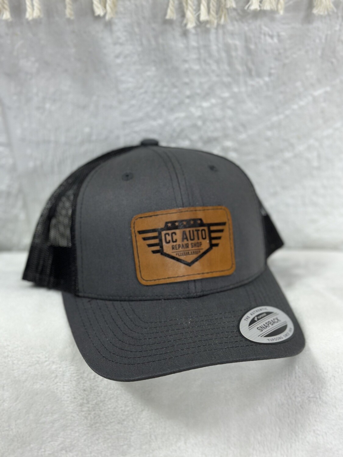 Unisex Trucker Logo&#39;d Patch Hat