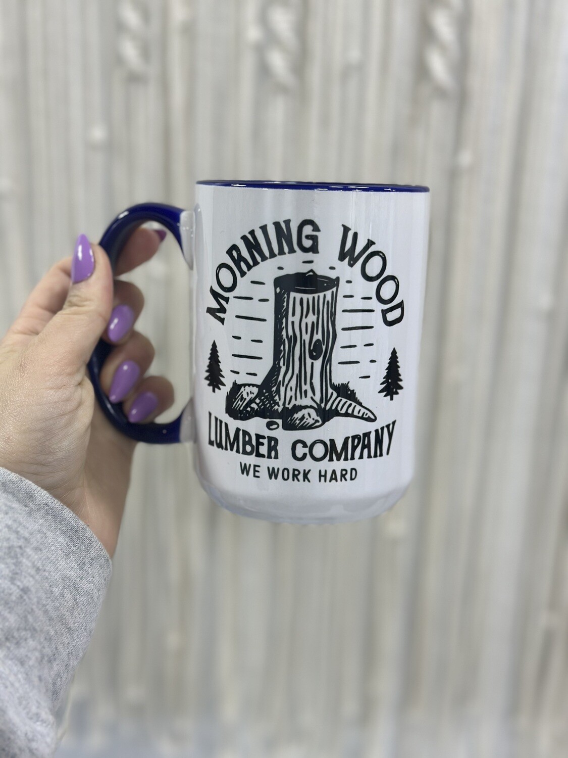 Morning Wood Coffee Cup