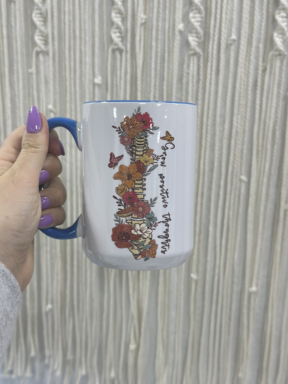 Grow Positive Thoughts Coffee Cup