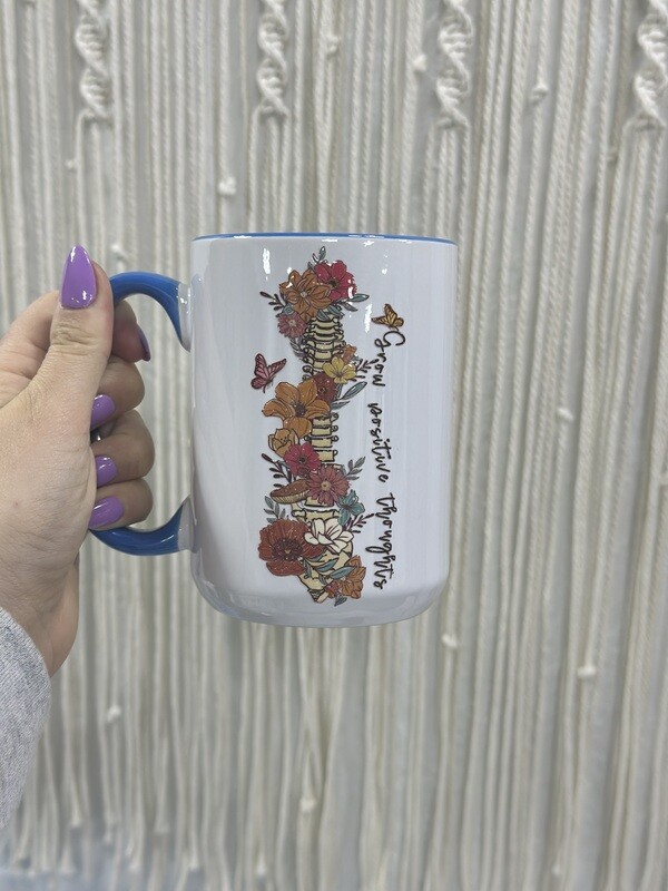 Grow Positive Thoughts Coffee Cup