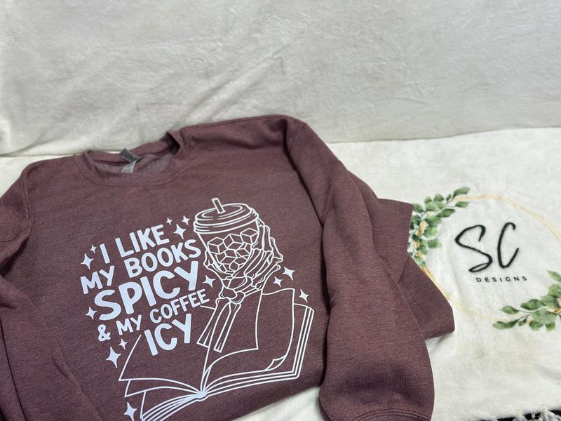 I like my books spicy &amp; my coffee icy!