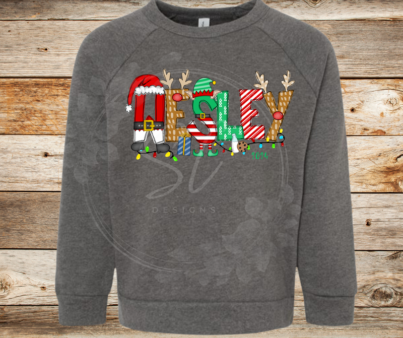 Custom Toddler Christmas Crewneck
