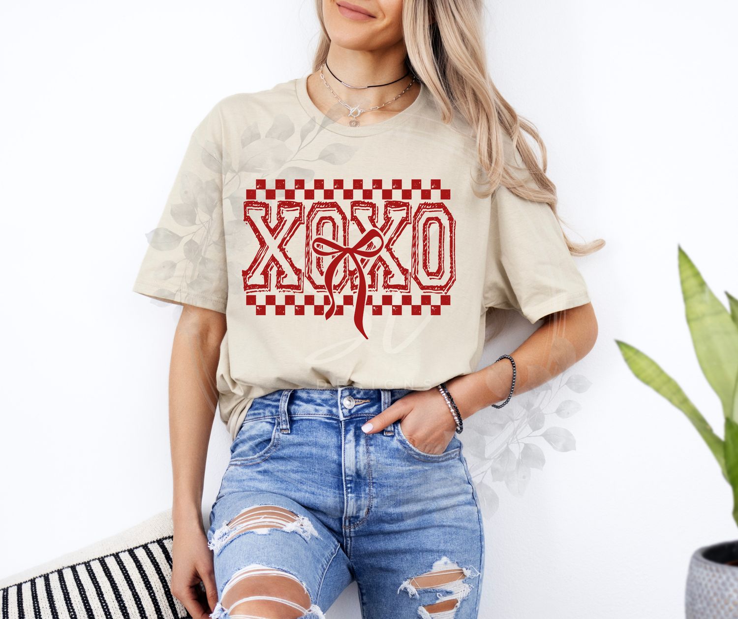 Checkered xoxo