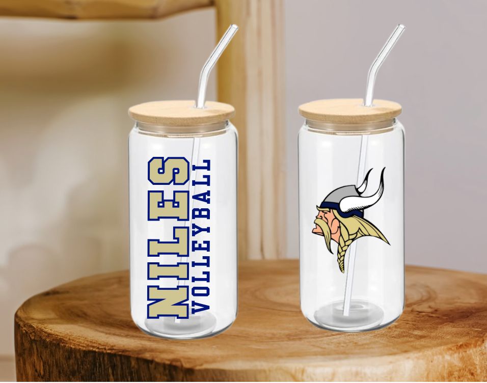 Glass Can Cup.