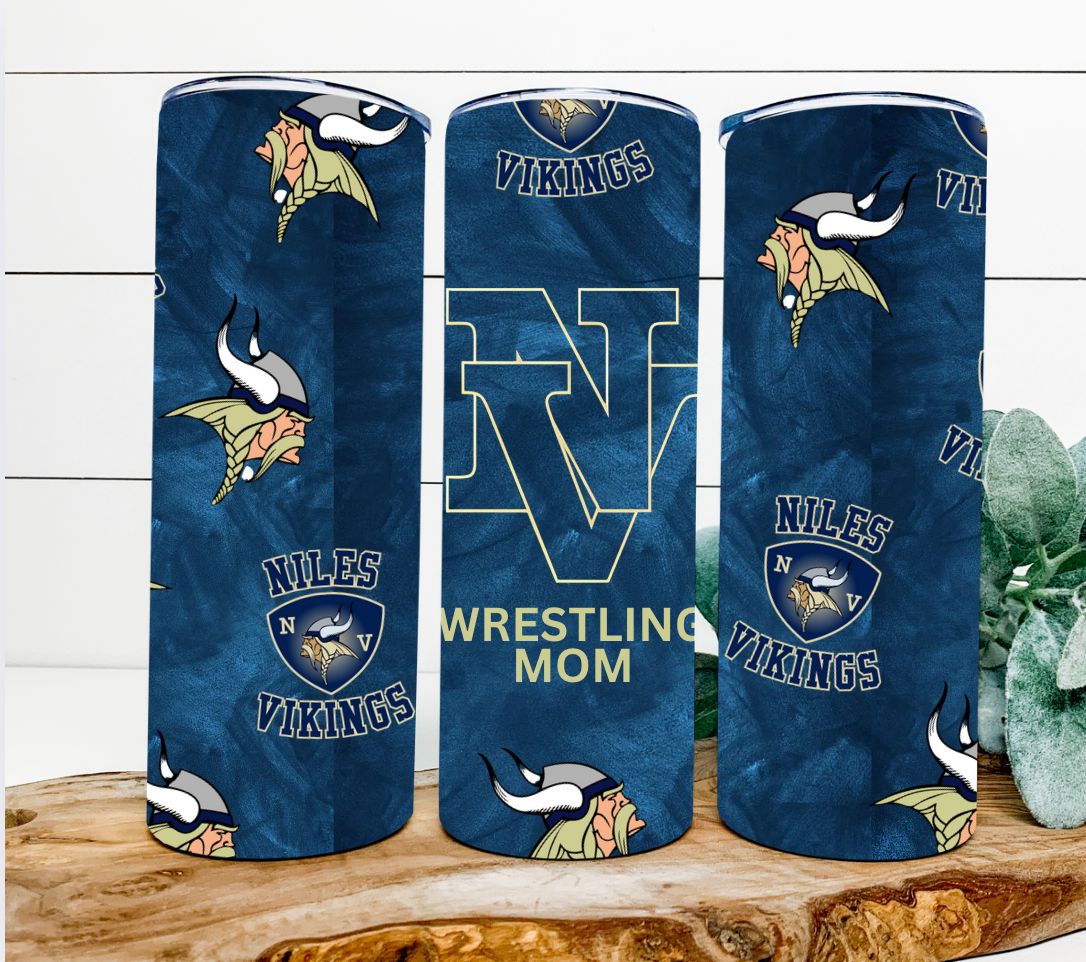 20 oz Niles Vikings Tumbler