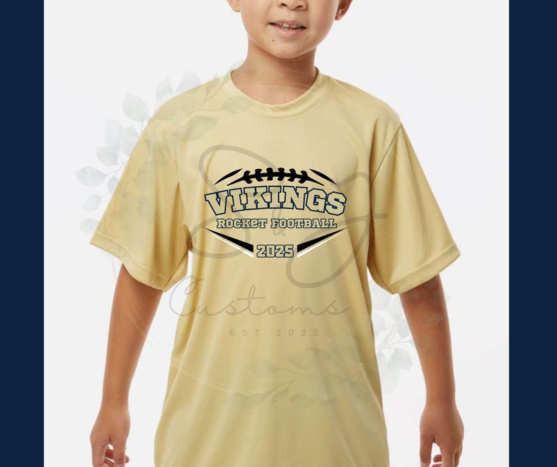 Vikings Rocket Football Moisture Wicking