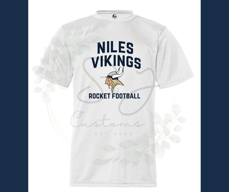 Niles Rocket Football Moisture Wicking