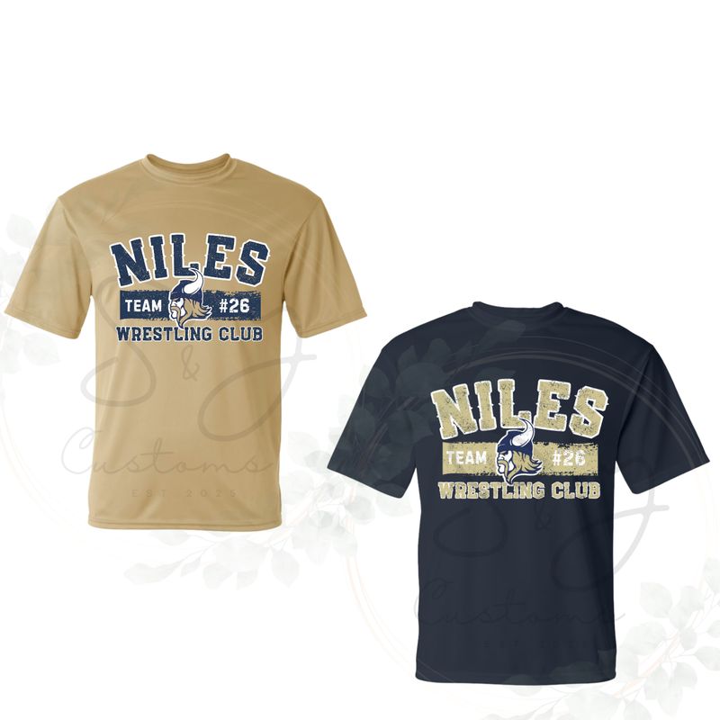 Niles Wrestling Club 25-26 (dri-fit)