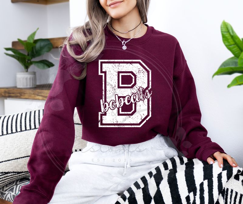 Distressed Brandywine Bobcats