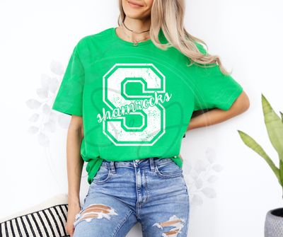 Distressed Berrien Springs Shamrocks