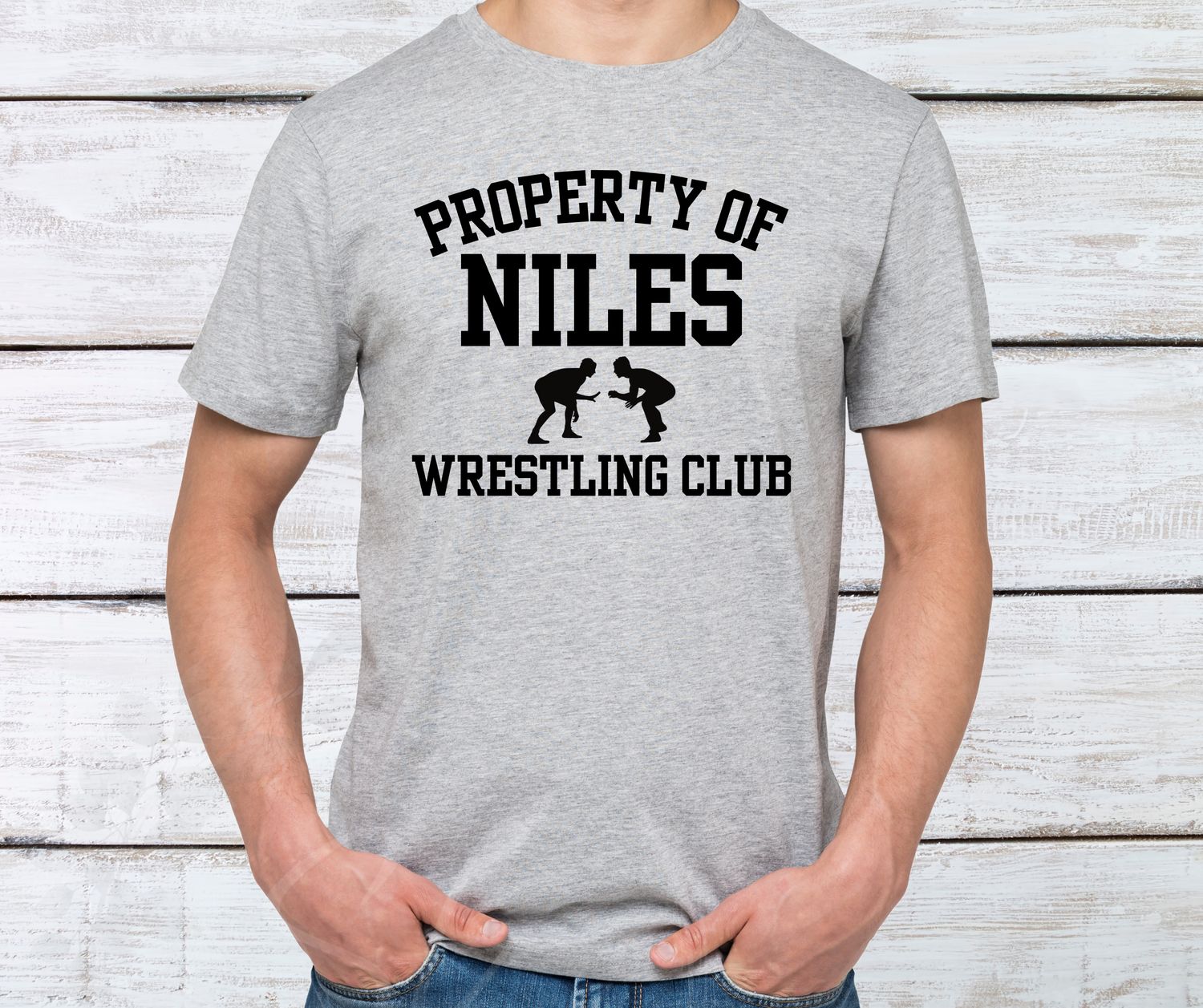 Property of... wrestling club.
