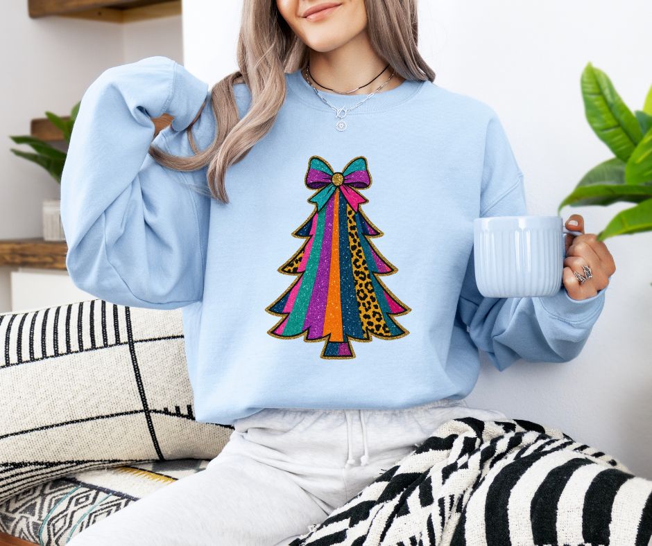 Cheetah Strip Christmas Tree