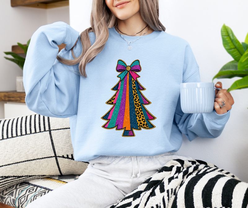 Cheetah Strip Christmas Tree