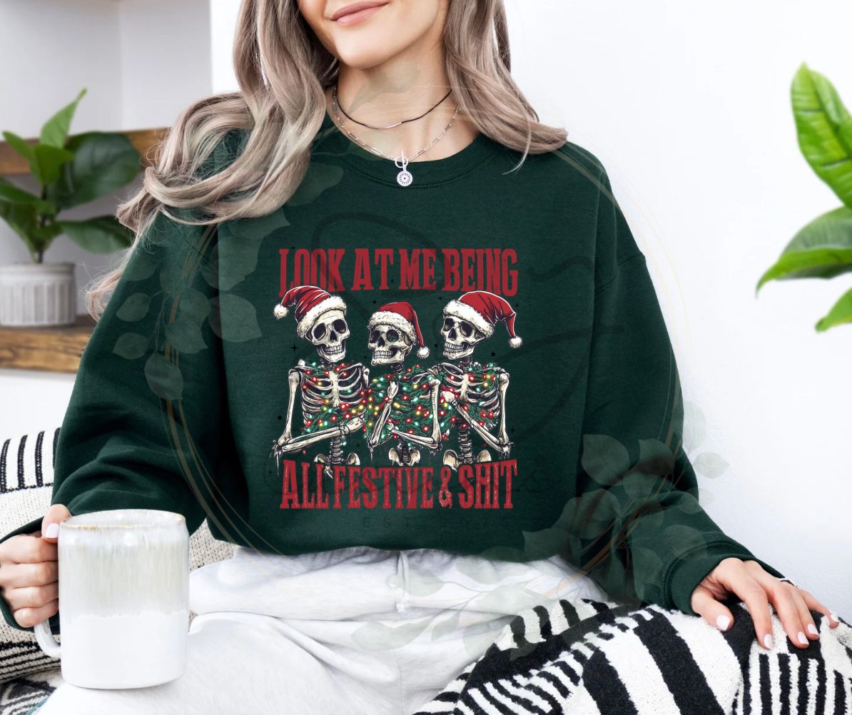 Look at me being all festive