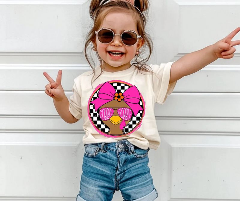 Girl Checkered Turkey