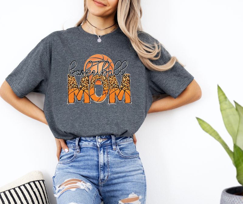 Basketball Cheetah mom