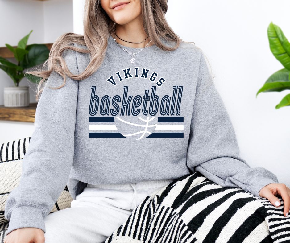 Retro Vikings Basketball