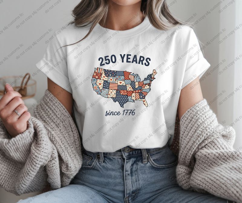 250 Year Quilt Effect