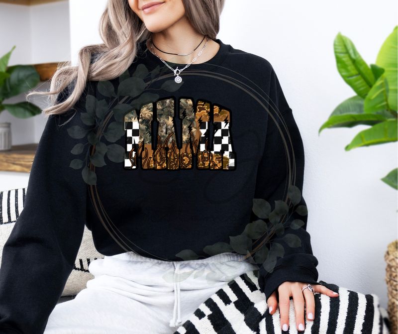 Mama Flame checkered