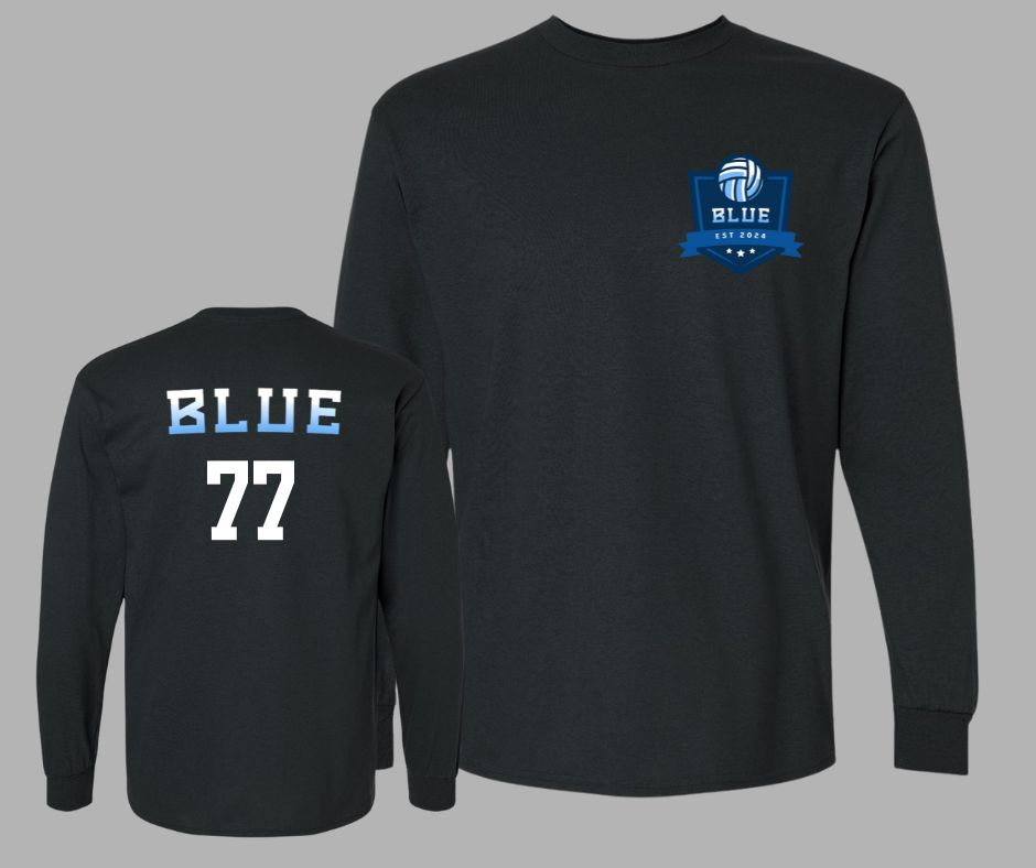 Blue Volleyball Academy Long Sleeve