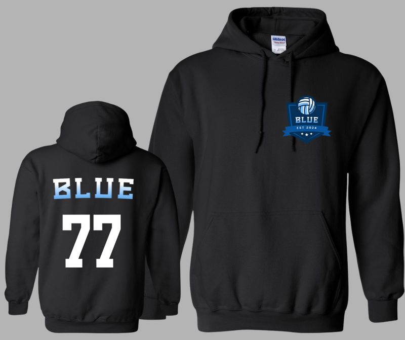 Blue Volleyball Academy Hoodie