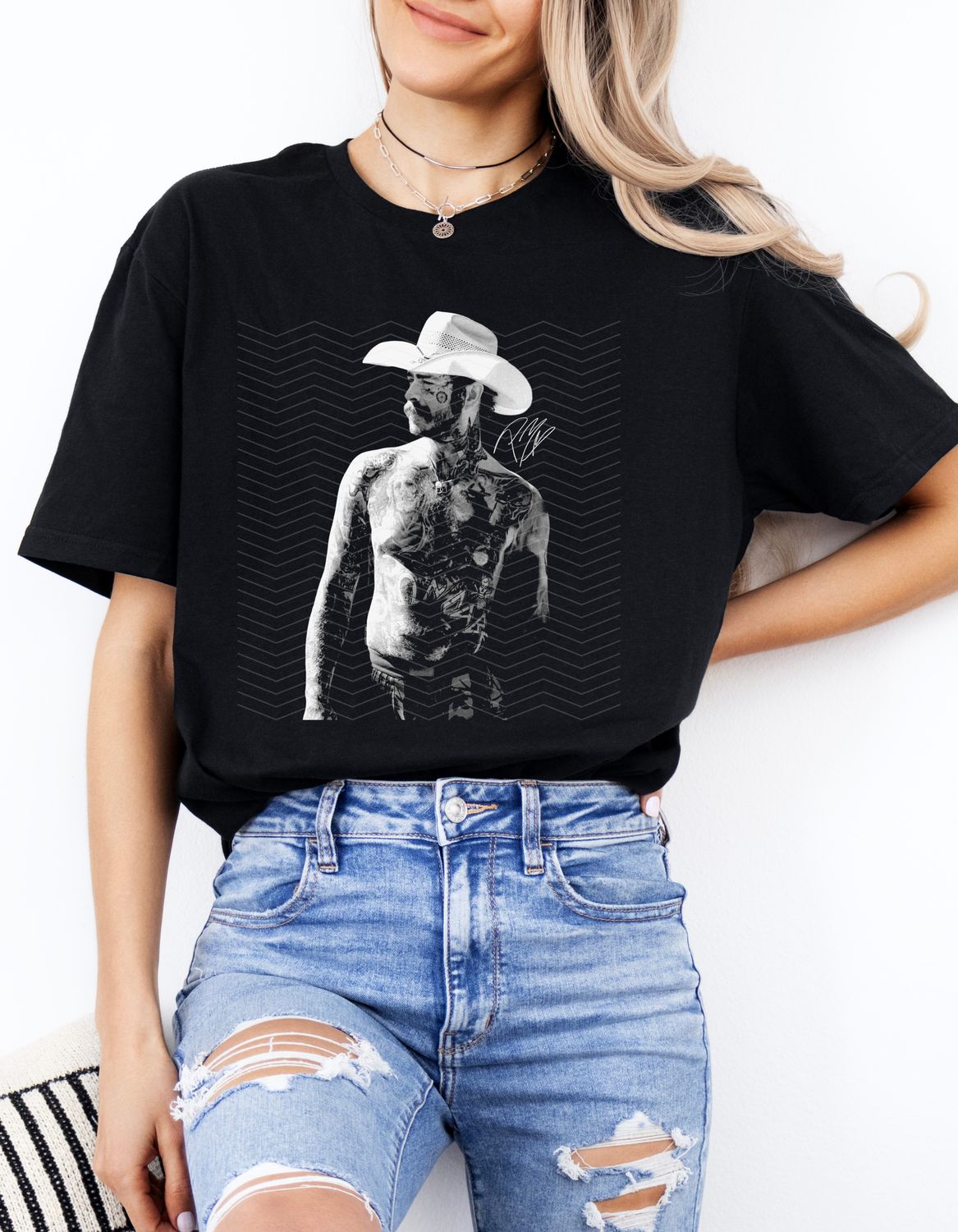 Post Malone half tone