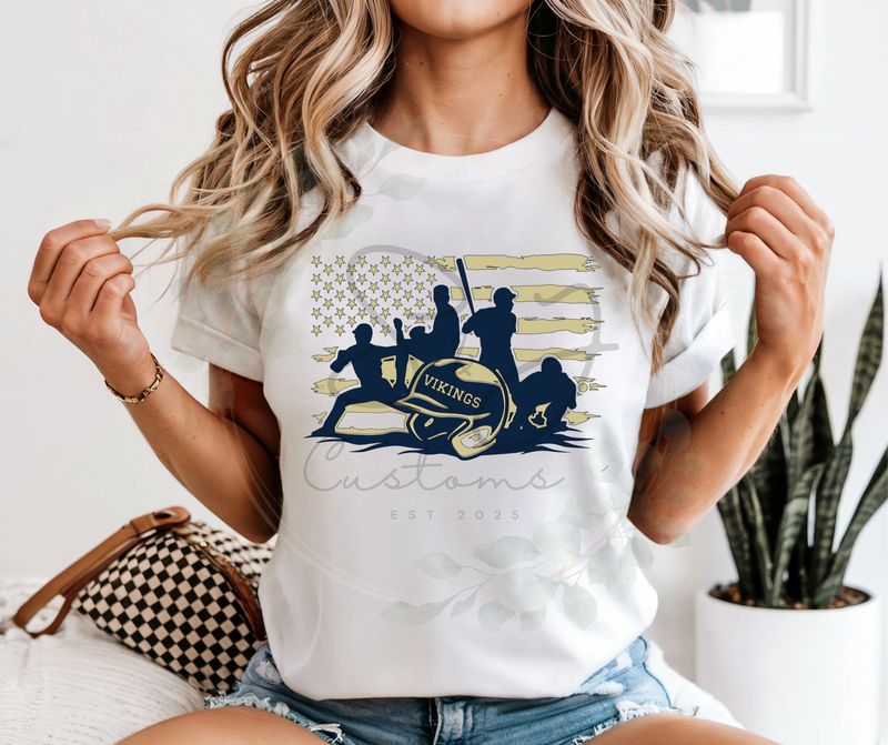 Customized Baseball Flag