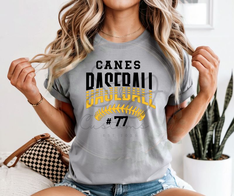 Customized Baseball w/Number