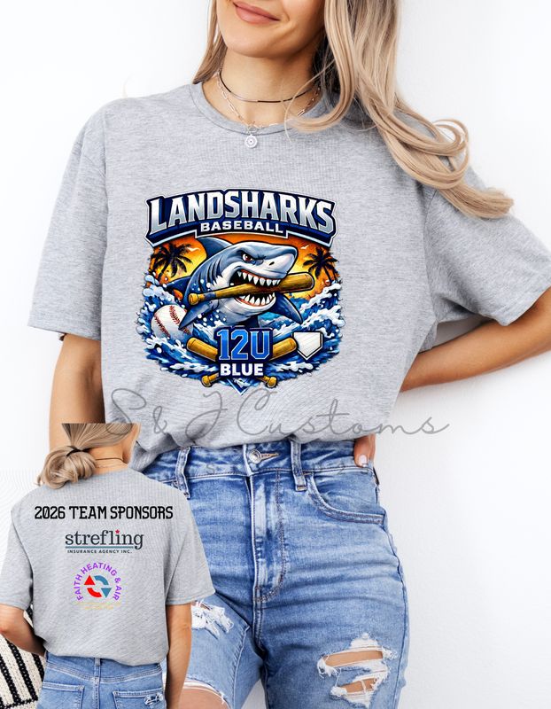 Landshark 12U Blue Team Shirt
