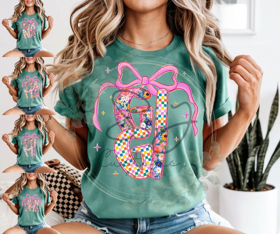 GIGI Checkered Floral