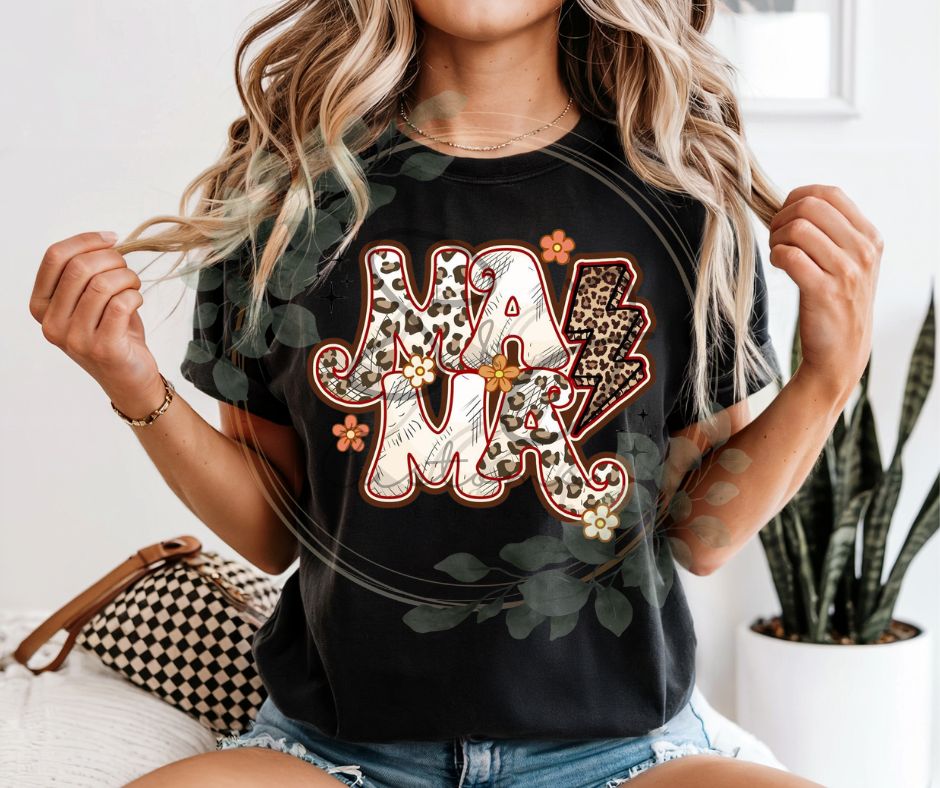 Rustic Baseball Mama