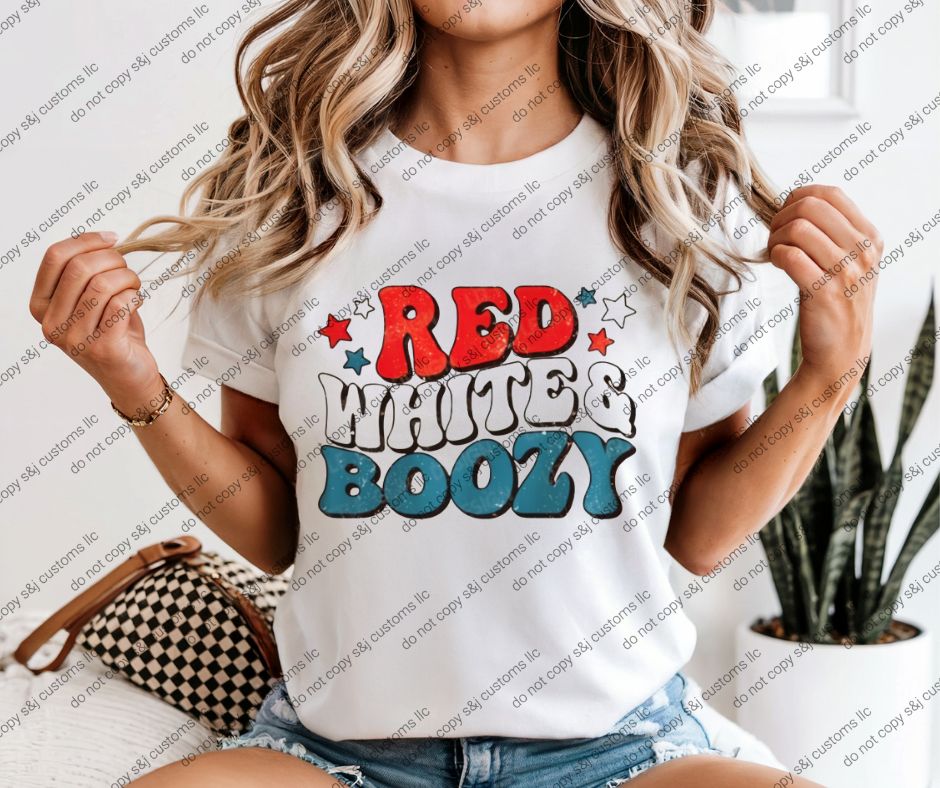 RED WHITE AND BOOZY