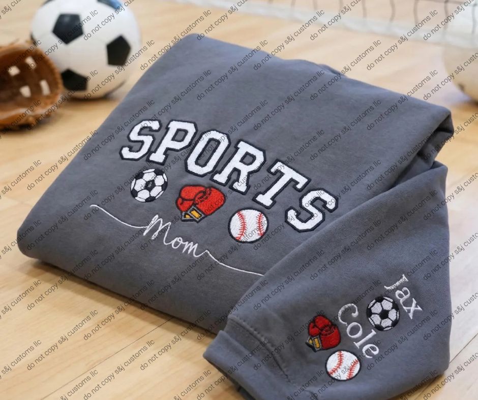 Sports Mom Embroidery