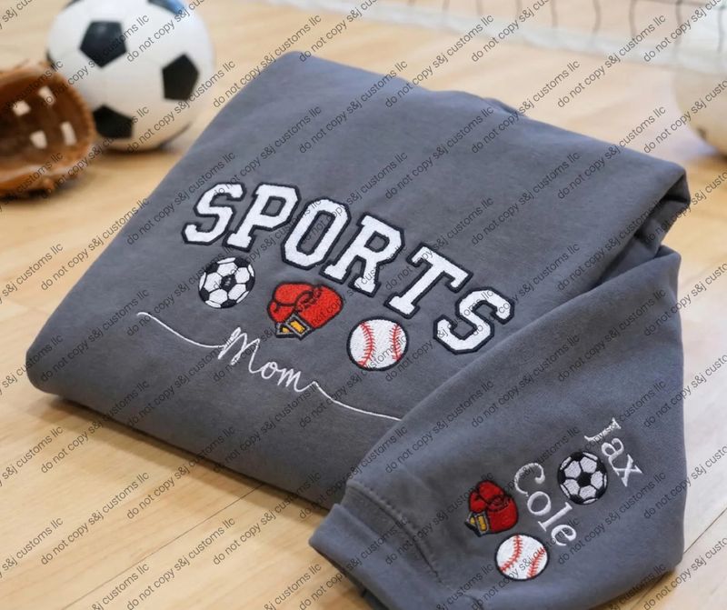 Sports Mom Embroidery