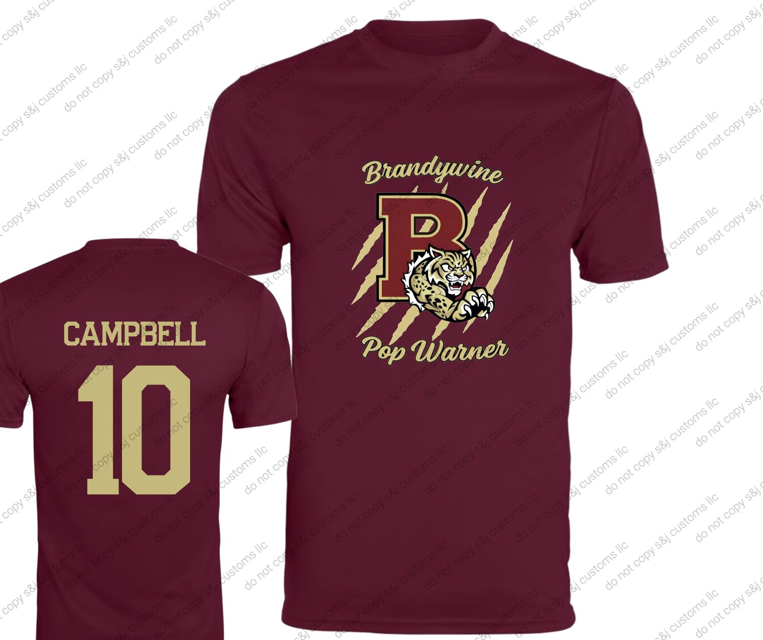 Pop Warner Moisture Wicking Shirt