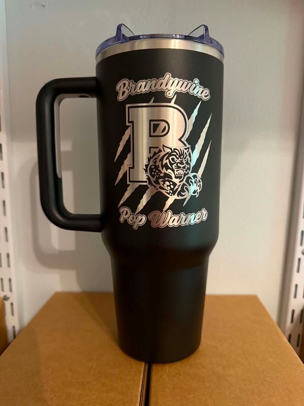Pop Warner Laser Etched Tumblers