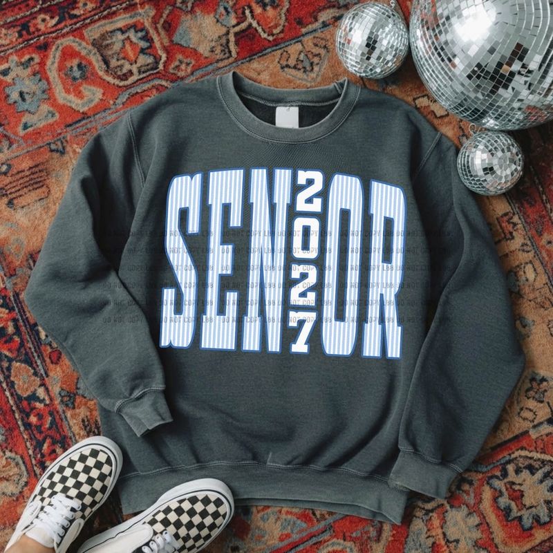 Senior Blue Stripes