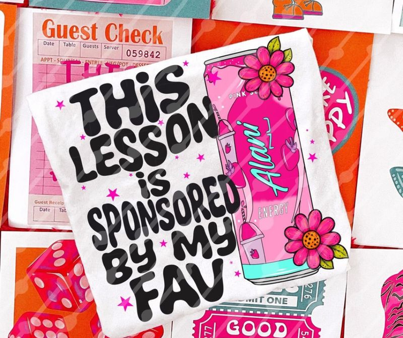 This Lesson is Sponsored by my Fav
