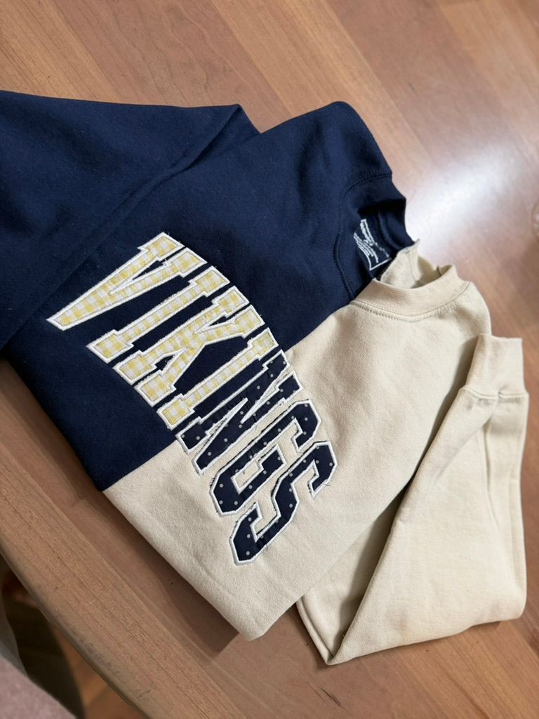 Vikings Navy/Sand Split