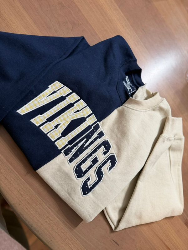 Vikings Navy/Sand Split