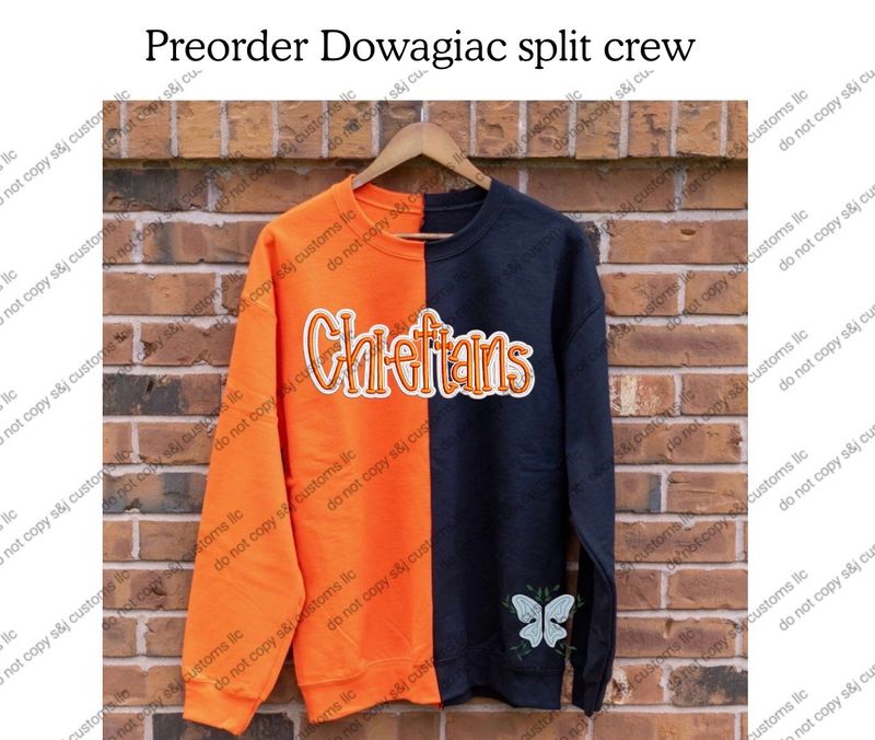 PREORDER - Chieftains Black/Orange Split