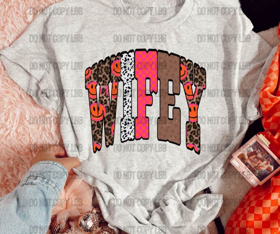 Wifey Zebra Print